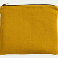 LUCETTE - Trousse de toilette en lin - jaune argan