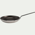 CHOC - Poêle anti-adhésive De Buyer en aluminium - argenté D32cm (tous feux dont induction)