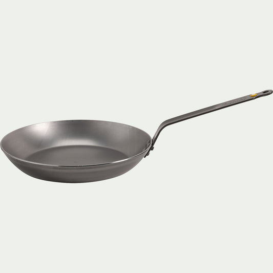 MINERAL B - Poêle en tôle De Buyer D28cm - argenté