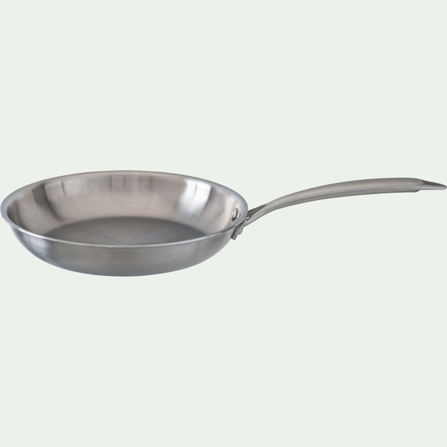 TRIPLY - Poêle en inox D24cm - argenté métallisé
