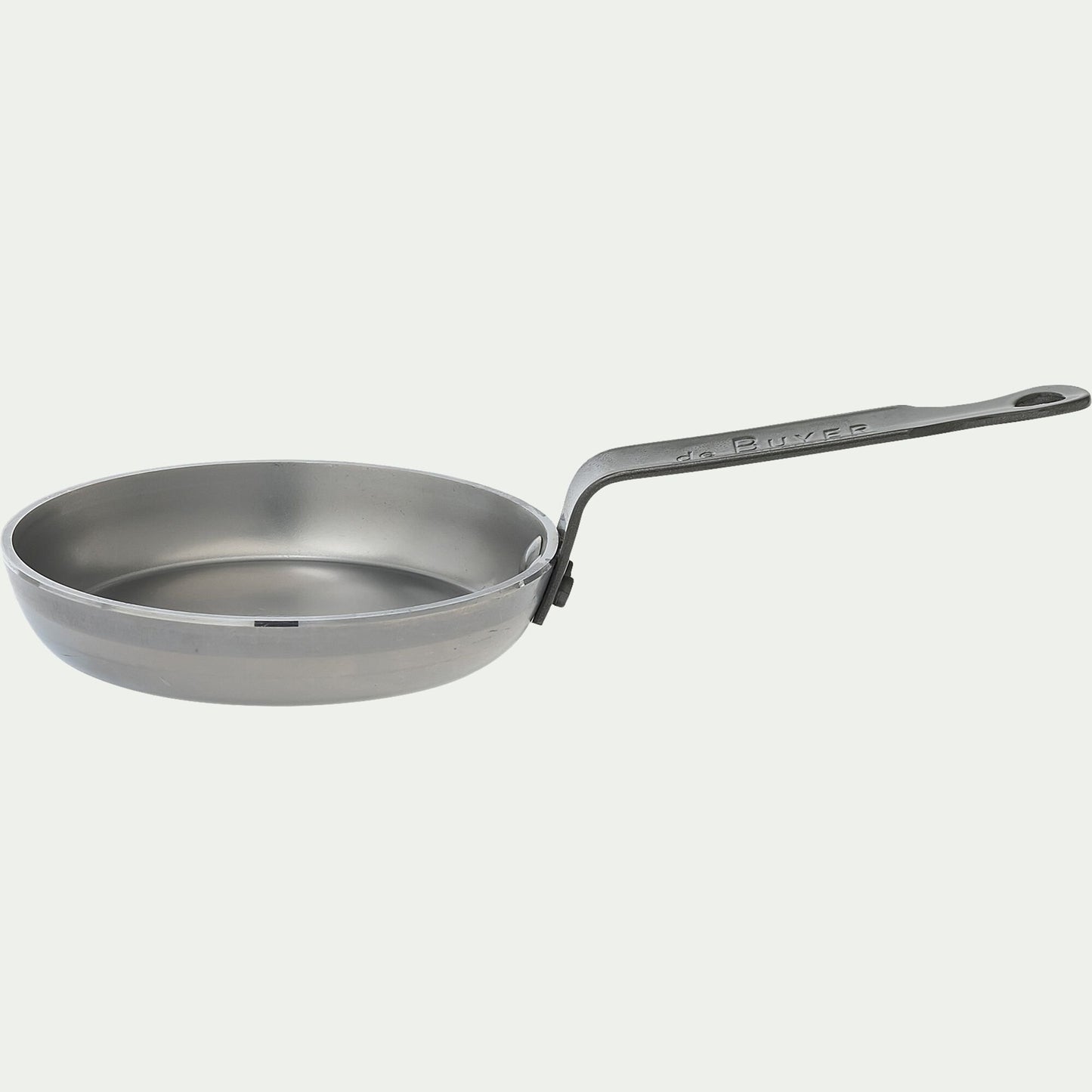 MINERAL B - Poêle à blinis en tôle De Buyer D12cm - gris métallisé