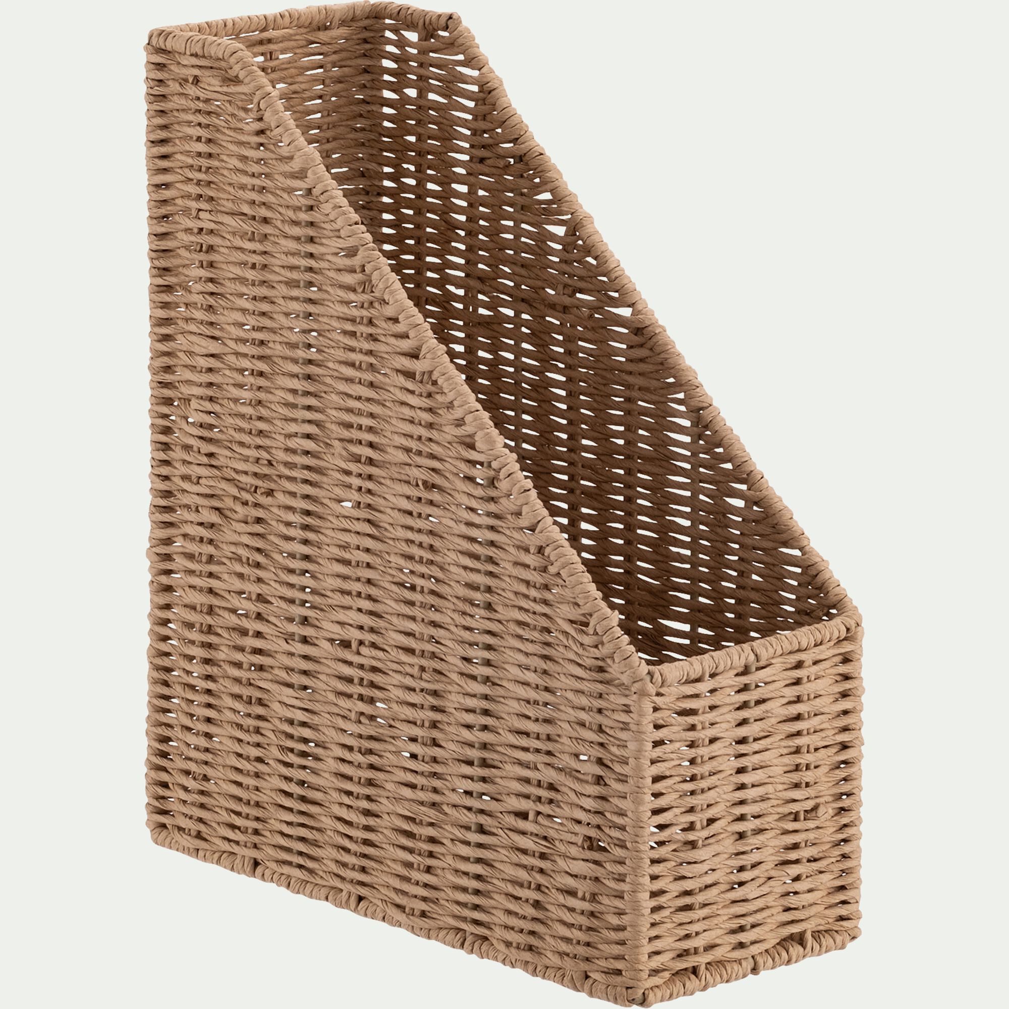 CANDAS - Porte-documents haut en papier H30cm - naturel
