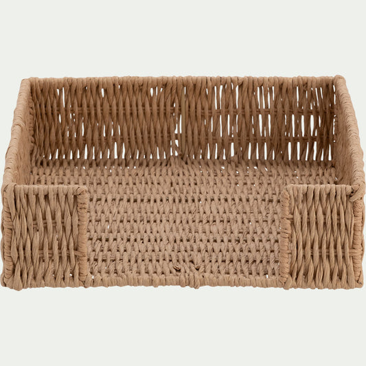CANDAS - Porte-documents plat en papier L31,5cm - naturel