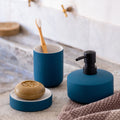 CISTE - Porte-savon en grès - bleu figuerolles