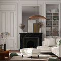 LENITA - Pouf en tissu monclar - beige roucas