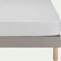 BASILE - Protège-matelas imperméable en coton recyclé 140x200cm bonnet 25cm