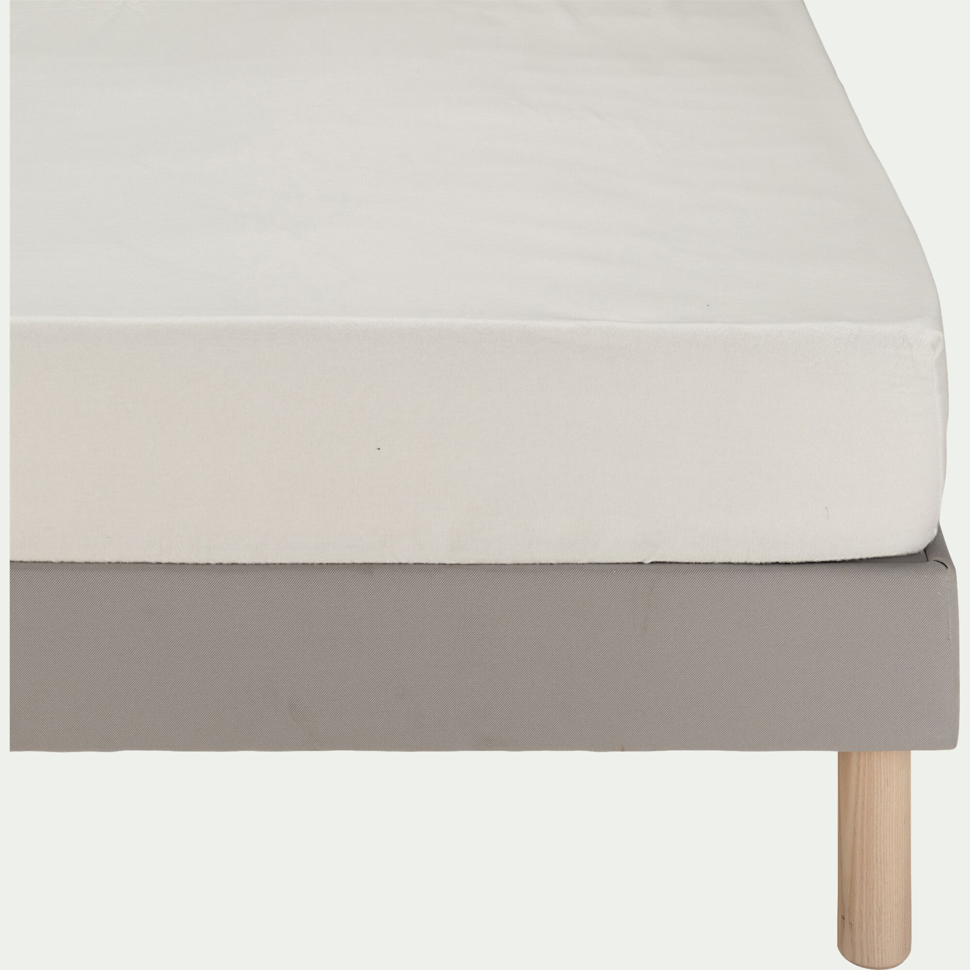 BORIE - Protège-matelas en coton bio 200x200cm bonnet 30cm