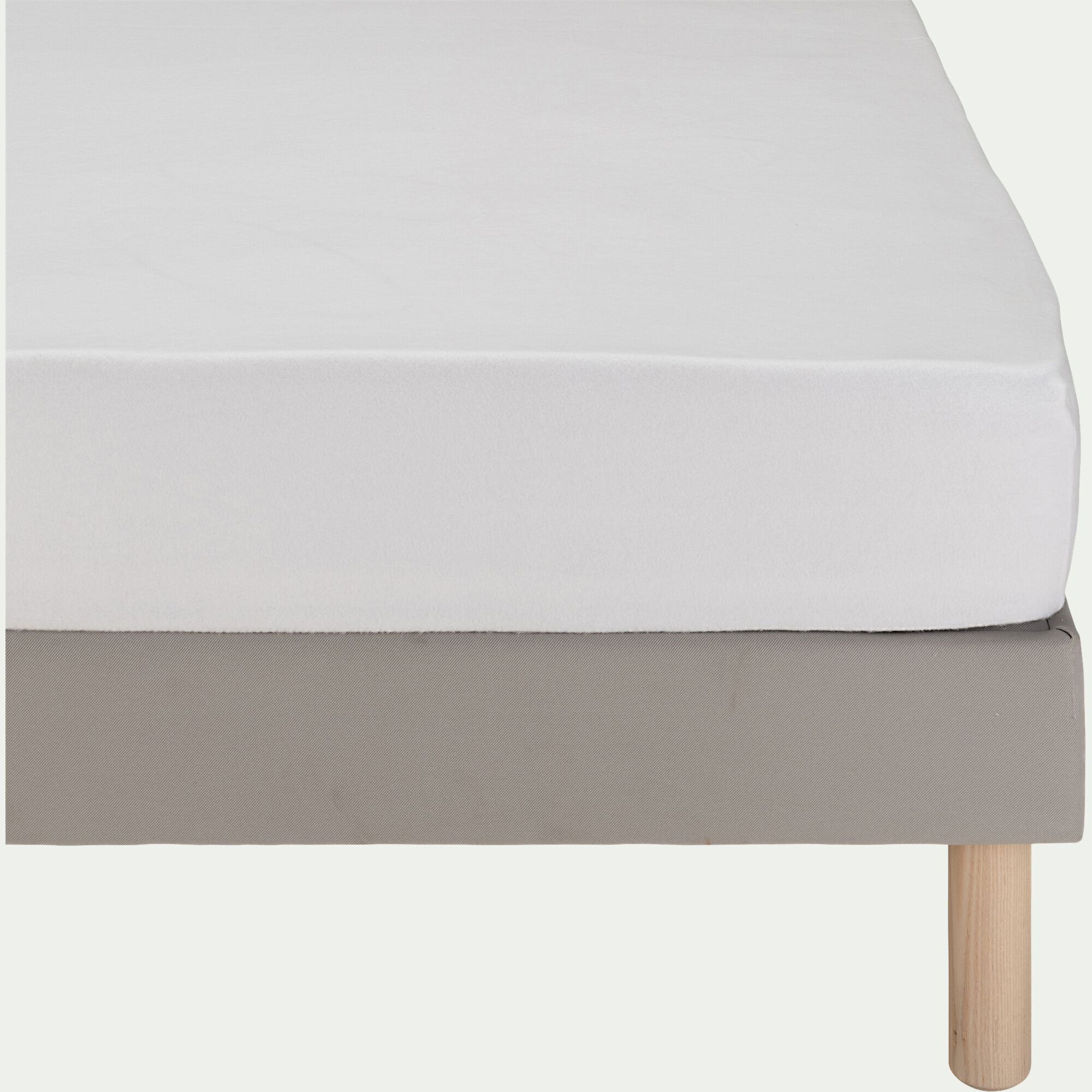 EXTENS - Protège-matelas extensible 100% coton 160x200 cm bonnet 30cm