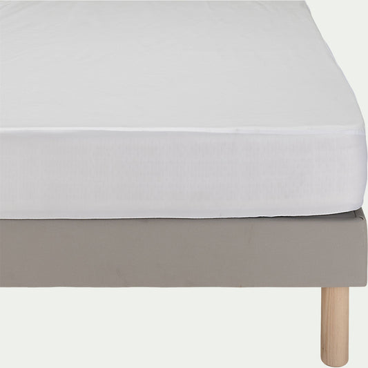 ROSIE - Protège-matelas bouclette imperméable en coton recyclé 90x200cm bonnet 30cm