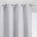 CADOLIVE - Rideau à œillets en polyester 140x250cm - gris clair
