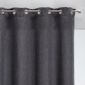 CADOLIVE - Rideau à œillets en polyester 140x250cm - gris anthracite