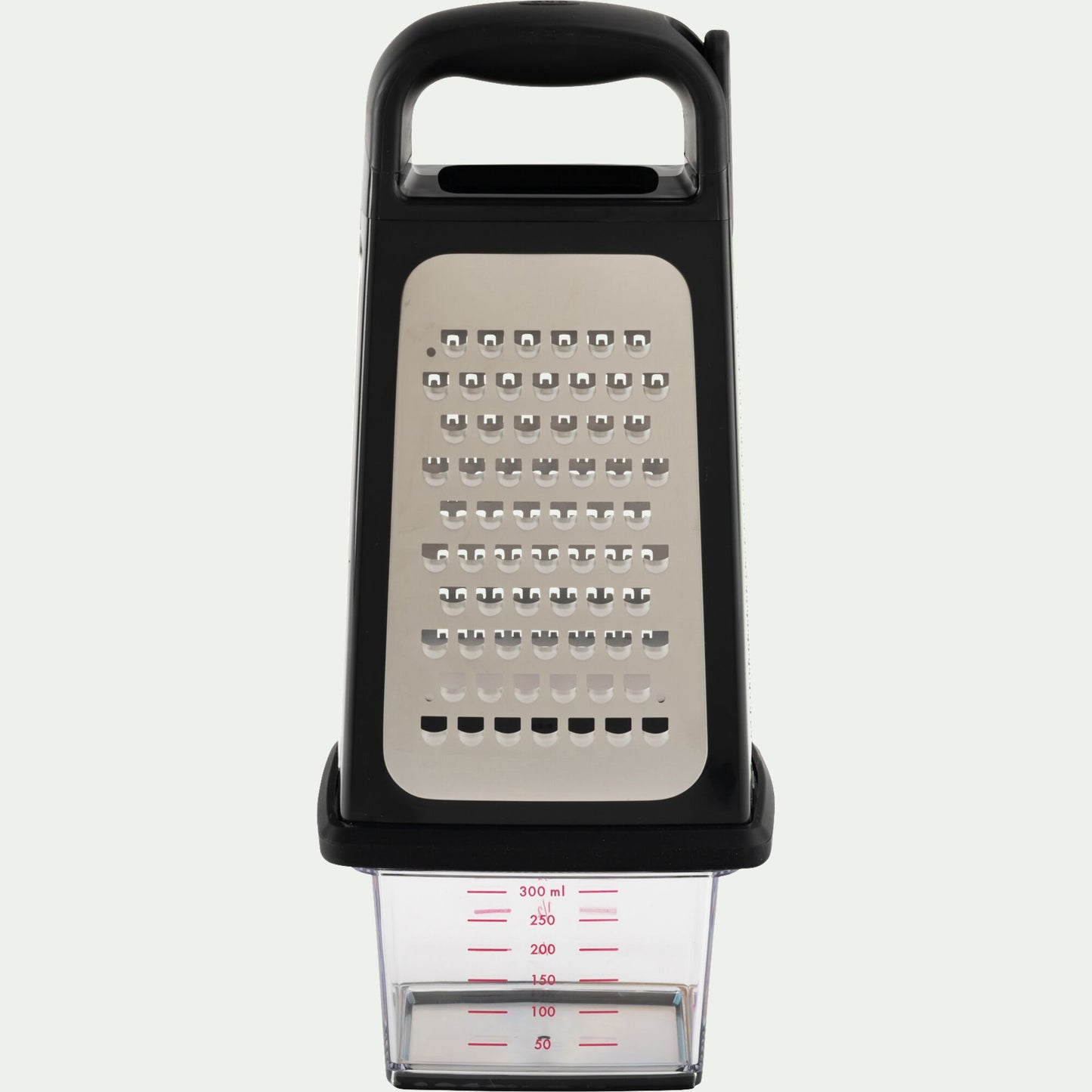 OXO - Râpe 4 faces avec récupérateur en inox - noir