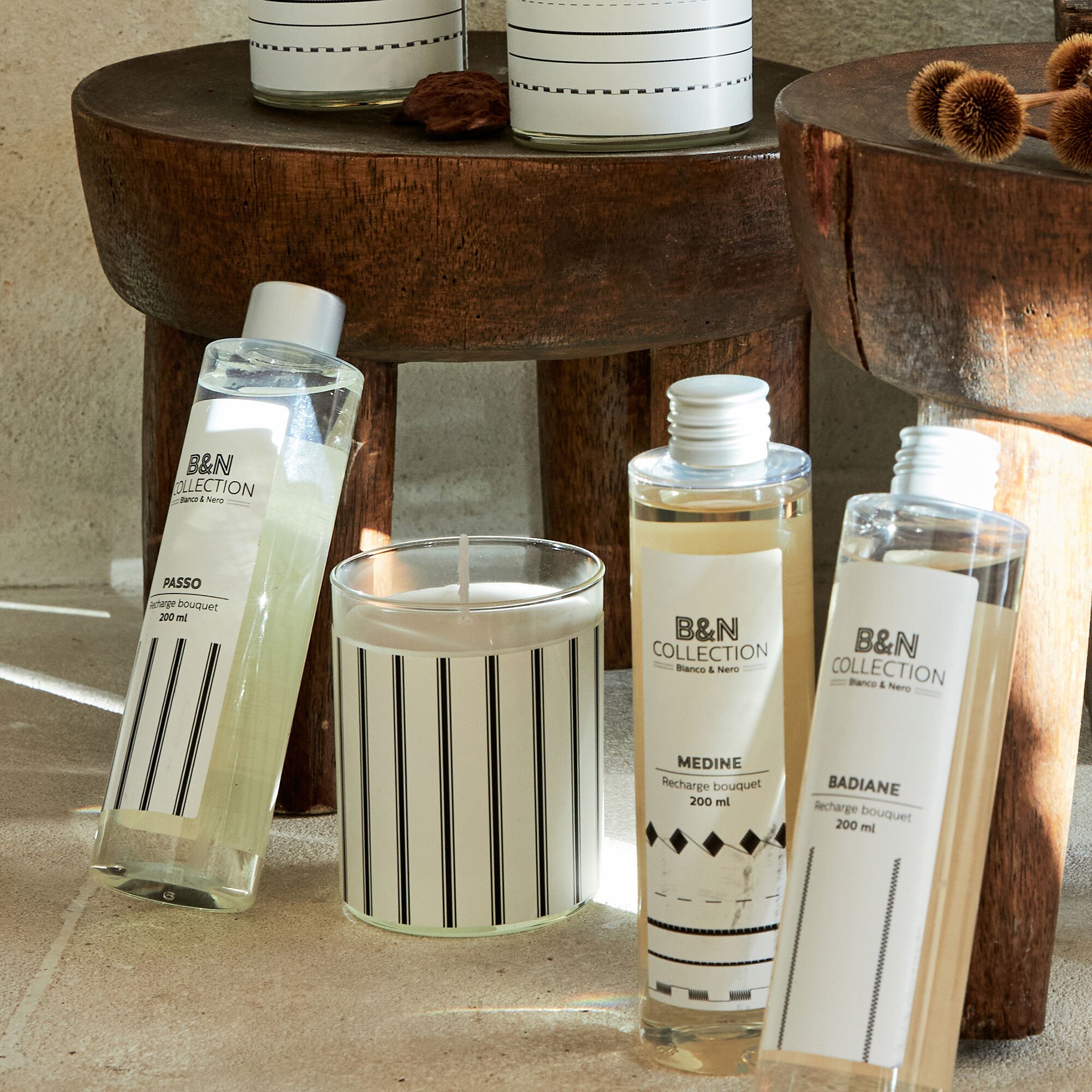 BIANCO ET NERO - Recharge pour diffuseur senteur Feuille d'Acanthe 200ml