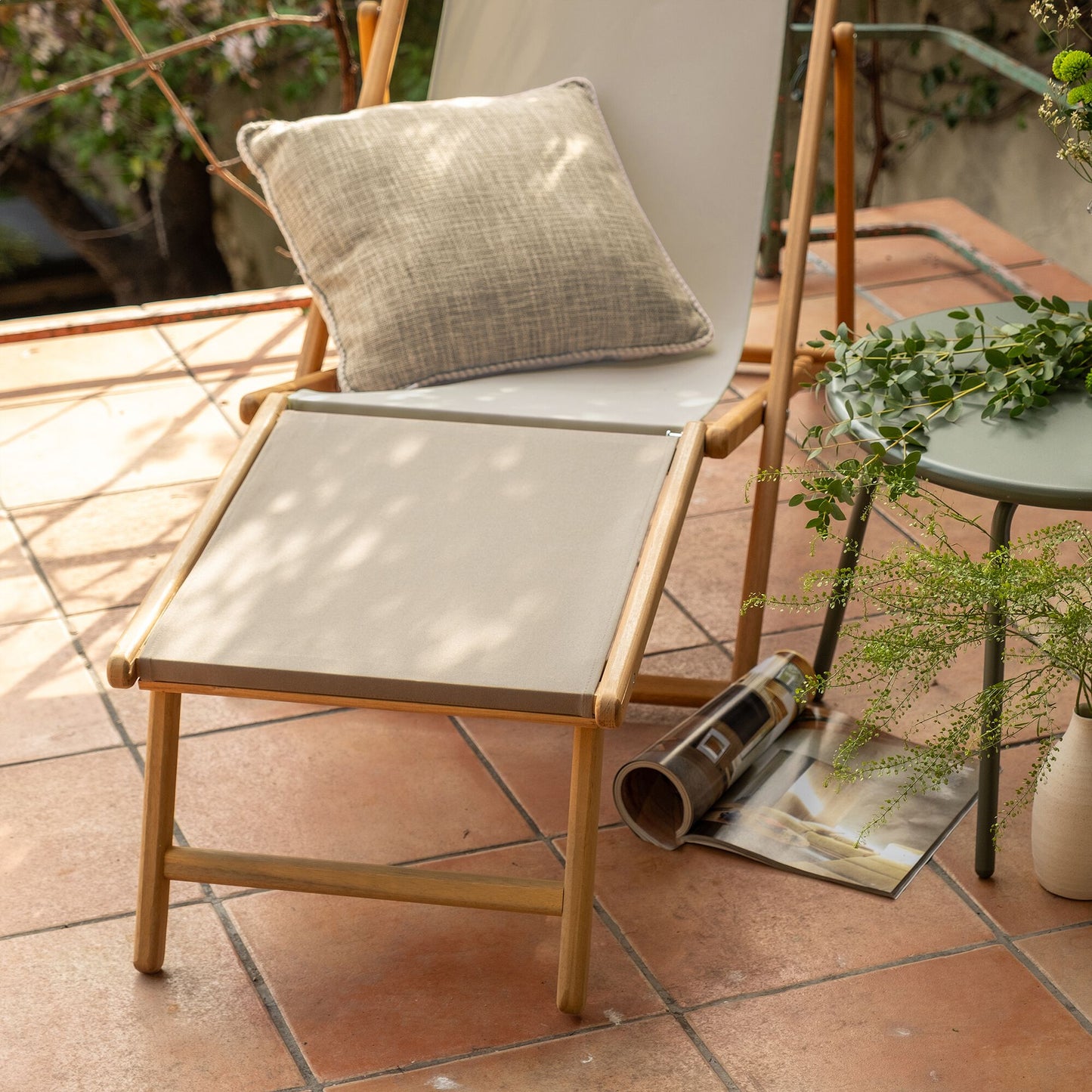 UDINA - Repose pieds pour chilienne udina - vert