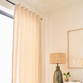 ARNO - Rideau à pattes cachées en coton 130x250cm - beige