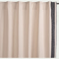 LILANE - Rideau à pattes cachées en coton 140x250cm - beige