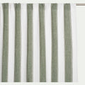 LUSSIA - Rideau passe-tringle en lin et coton à rayures 140x250cm - vert