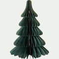 ALPILLES - Sapin décoratif à poser en papier H25cm - vert