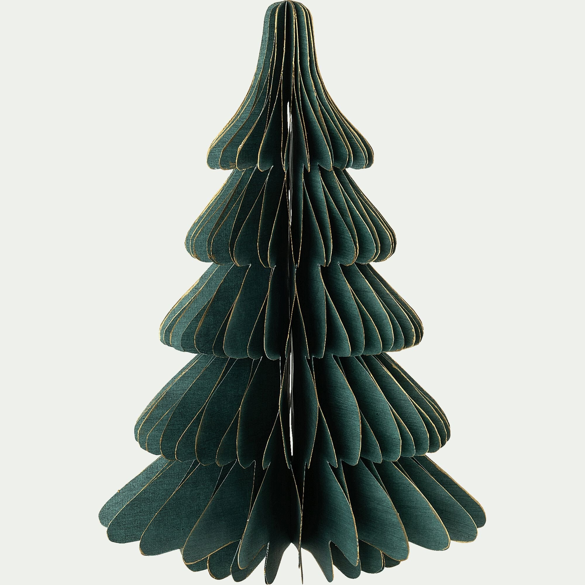 ALPILLES - Sapin décoratif à poser en papier H25cm - vert
