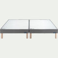 CASA - Sommier tapissier Bultex 2x80x200cm - gris foncé