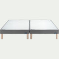CASA - Sommier tapissier Bultex 2x100x200cm - gris foncé