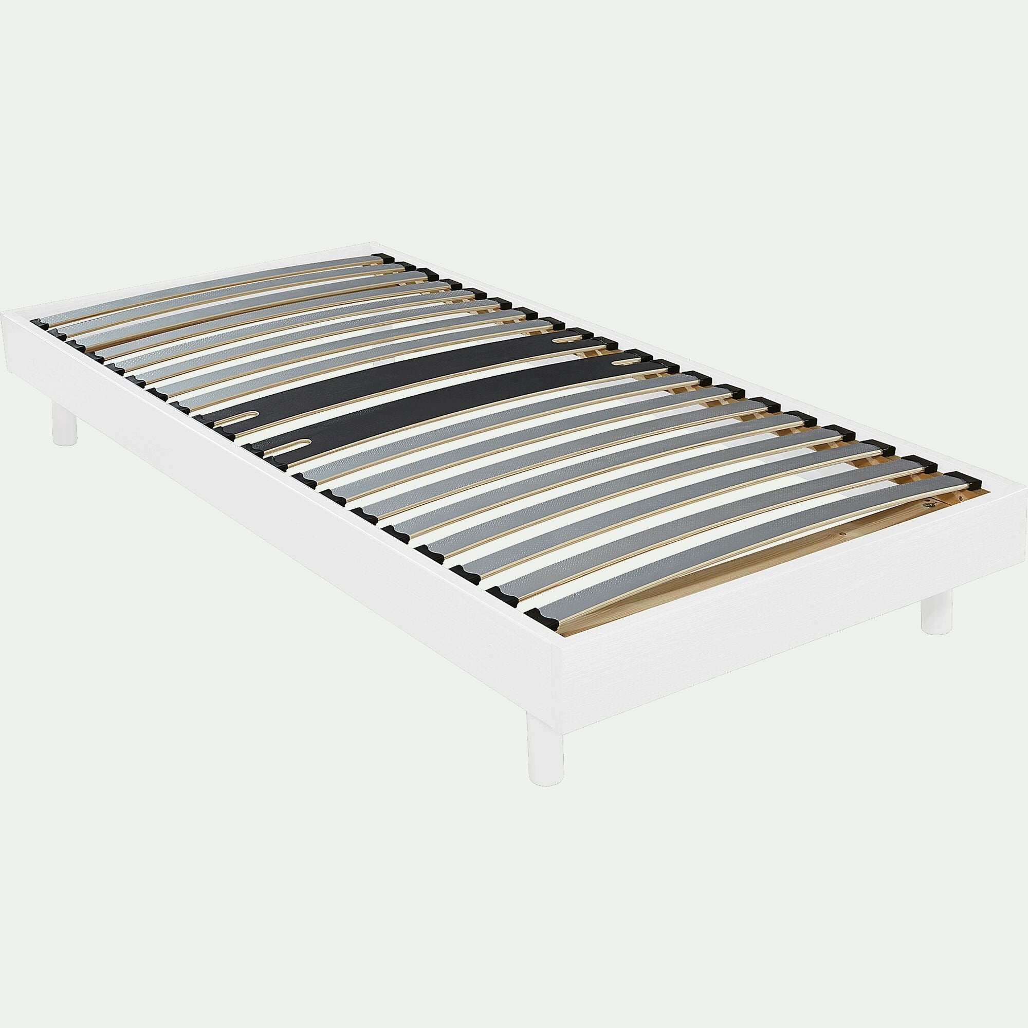 DECOKIT - Sommier tapissier blanc Alinéa 12,5 cm en kit - 90x200 cm