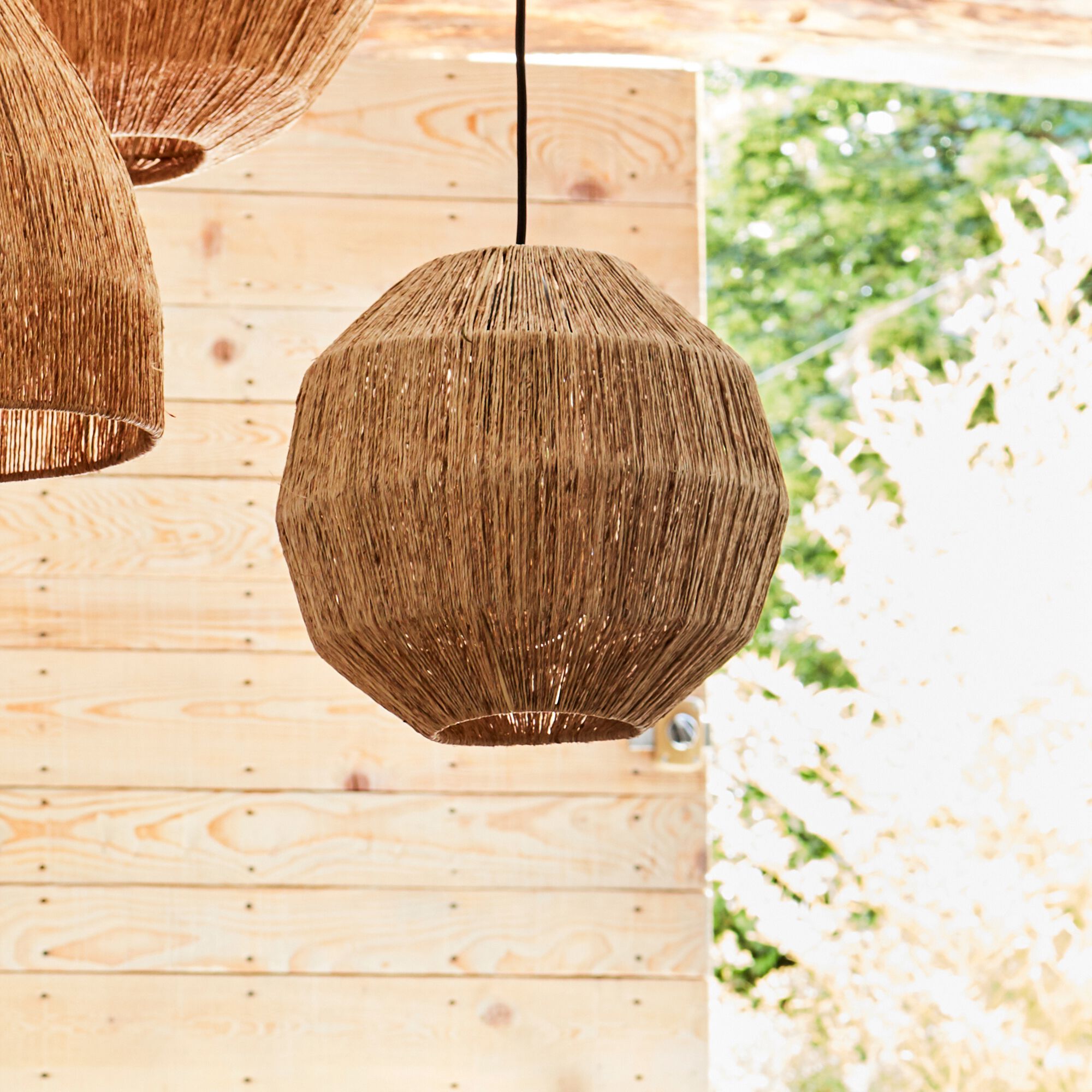 EGALIERE - Suspension non électrifiée en jute D36xH30cm