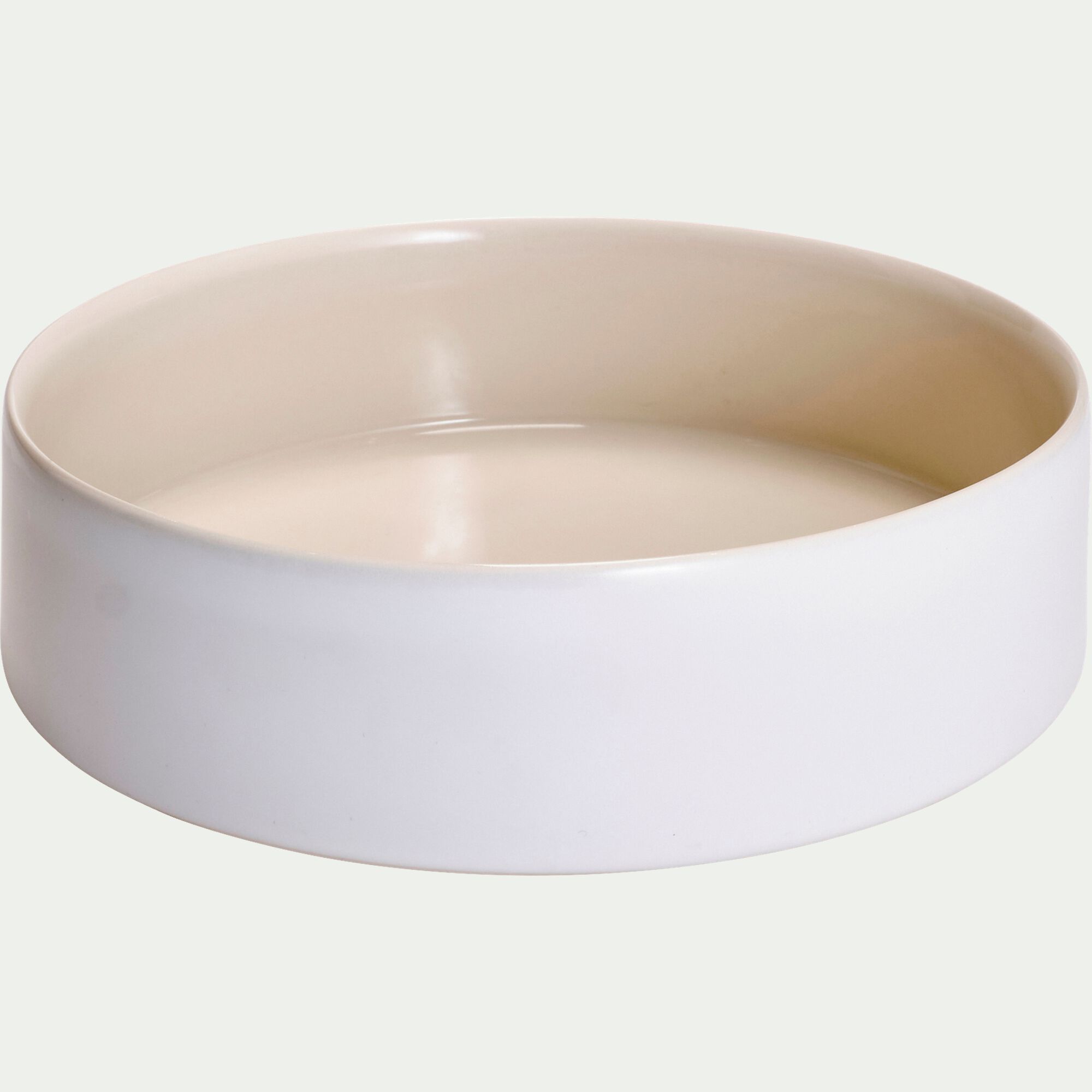 DIOGO - Saladier en grès D26cm - blanc