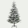 ARAVIS - Sapin de Noël artificiel D112xH180cm - blanc
