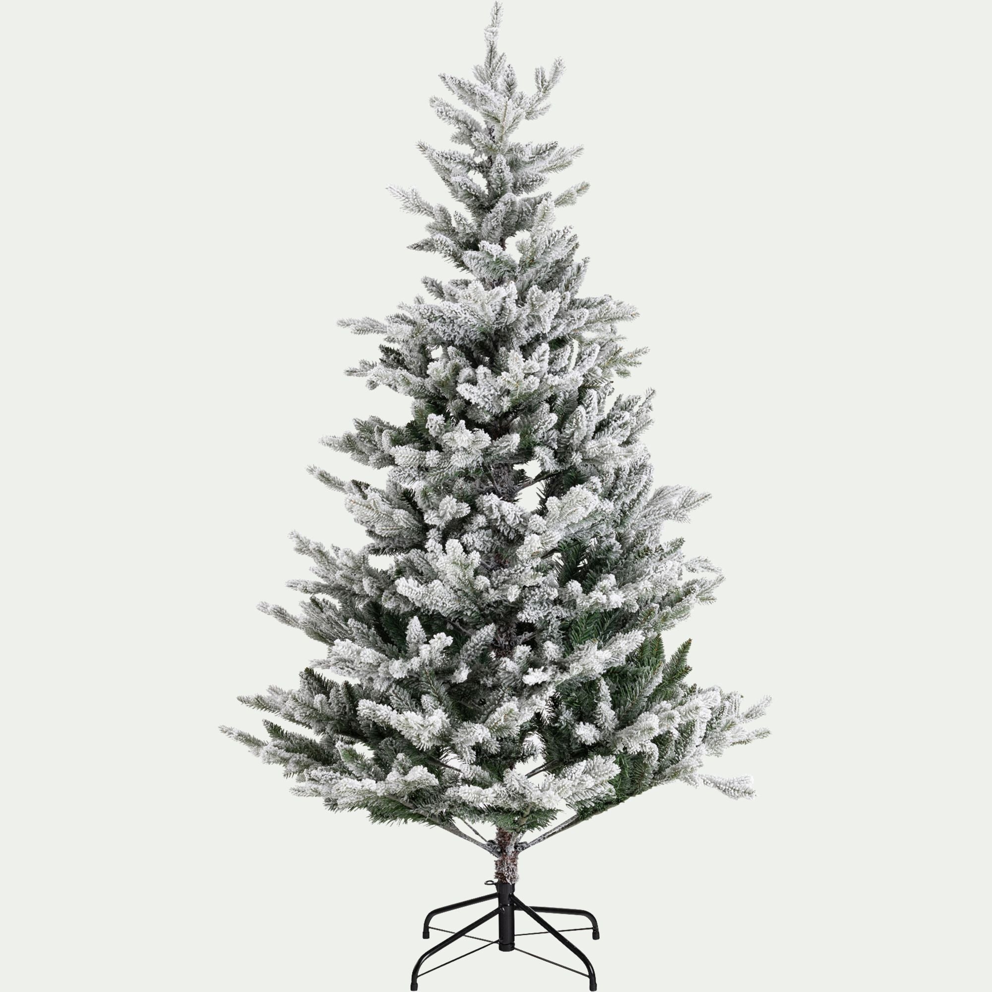 ARAVIS - Sapin de Noël artificiel D112xH180cm - blanc