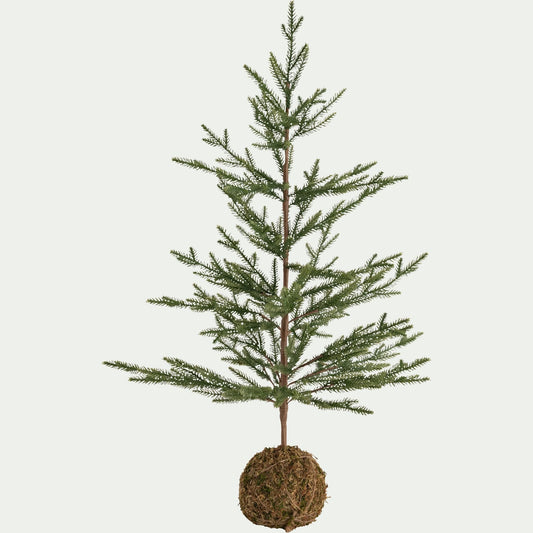 SERVOZ - Sapin de Noël artificiel H100cm - vert