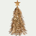 BRUNICO - Sapin décoratif à poser en fer H27cm - doré