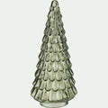 LISANDRU - Sapin décoratif à poser en verre H23cm - vert
