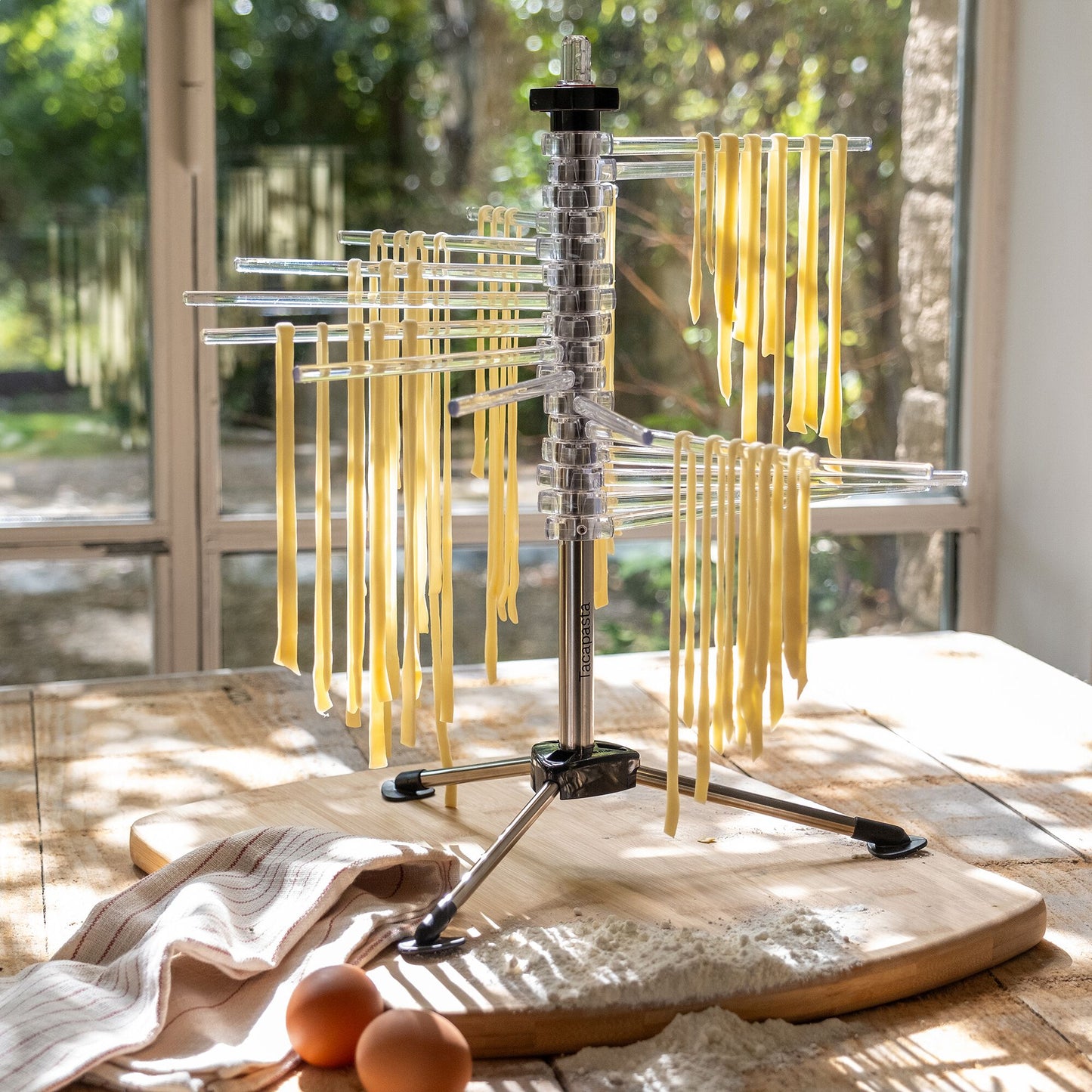 MARCATO - Séchoir à pâtes en aluminium anodisé - argenté