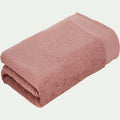 AZUR - Serviette de toilette en coton peigné - brun rhassoul 50x100cm