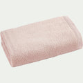 COLINE - Serviette de toilette en bouclettes de coton bio - rose rosa 50x90cm