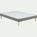 CASA - Sommier tapissier Bultex 120x190cm - gris foncé
