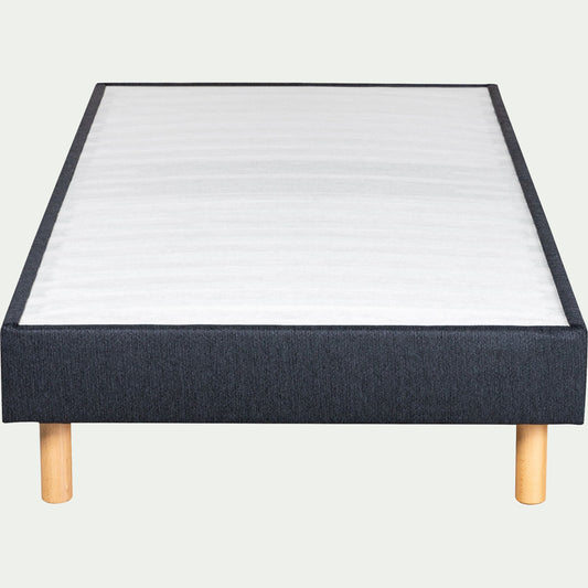 ORAISON - Sommier tapissier morphologique alinea 15cm 90x200cm - gris anthracite