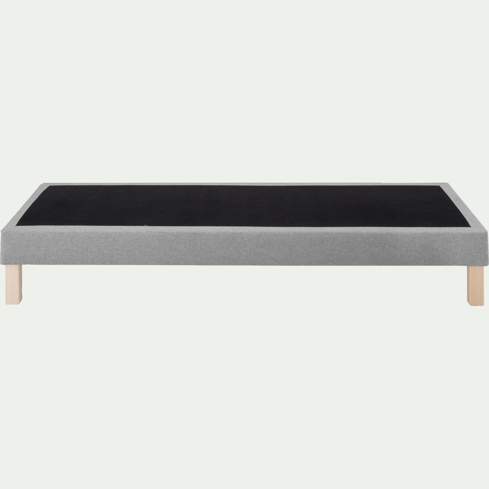 ILOT - Sommier tapissier souple 70x200cm - gris perle
