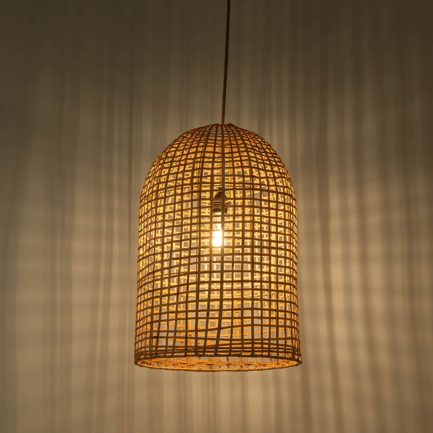 ALASSIO - Suspension non électrifiée en rotin D40xH60cm - naturel