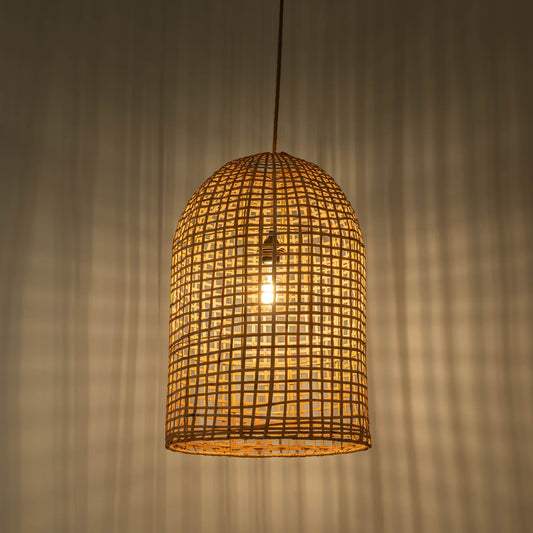 ALASSIO - Suspension non électrifiée en rotin D40xH60cm - naturel