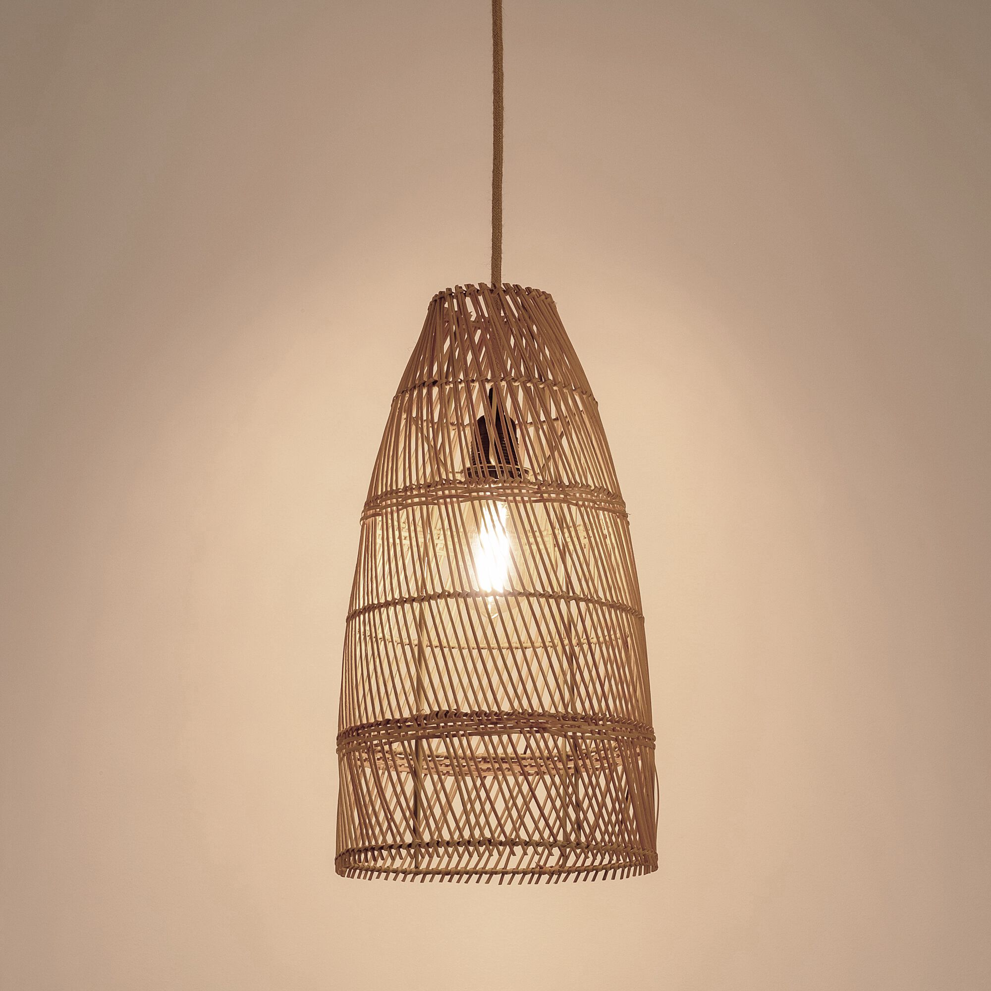 BARGEME - Suspension non électrifiée en rotin D26cm - naturel