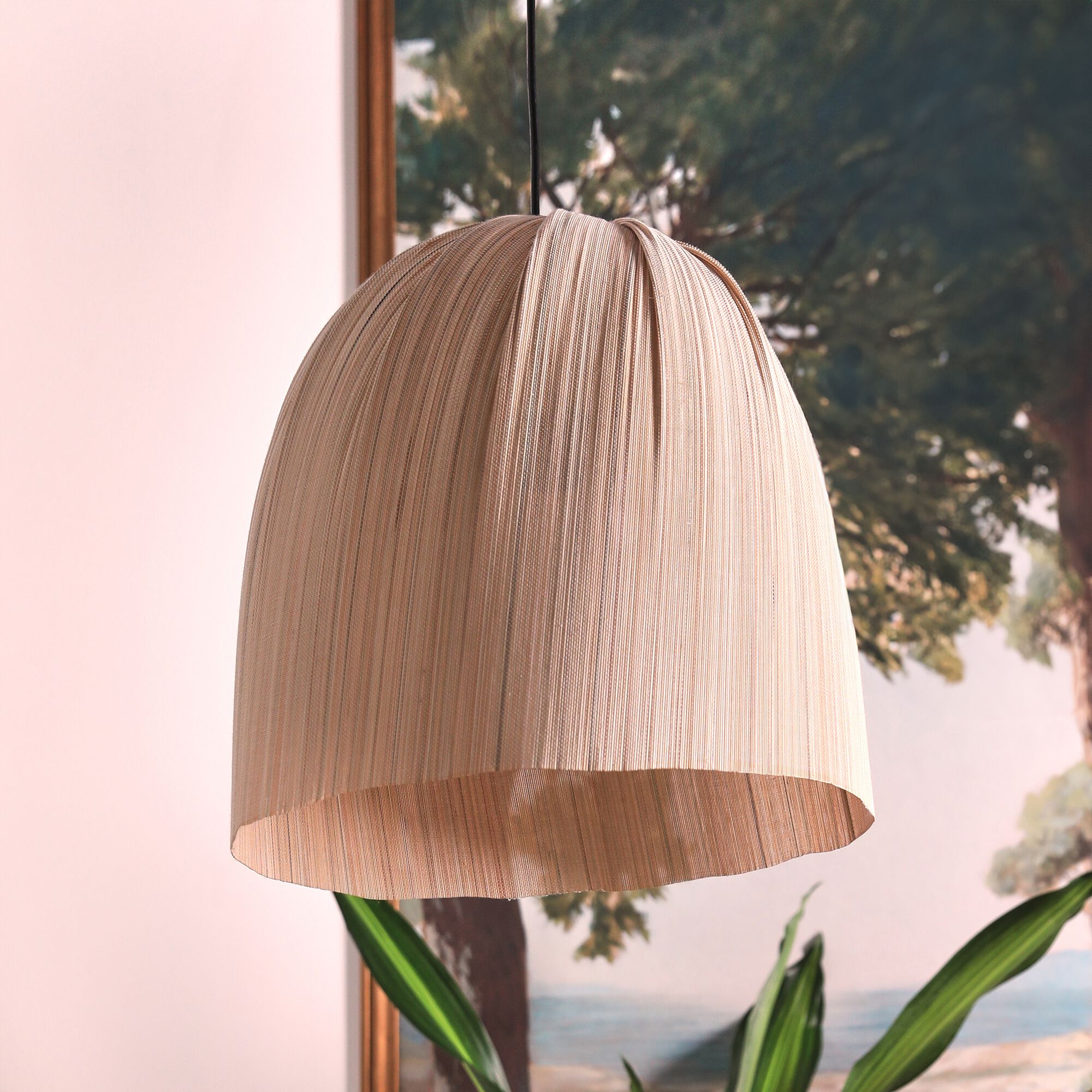 ELIAN - Suspension non électrifiée en bambou D39cm - naturel