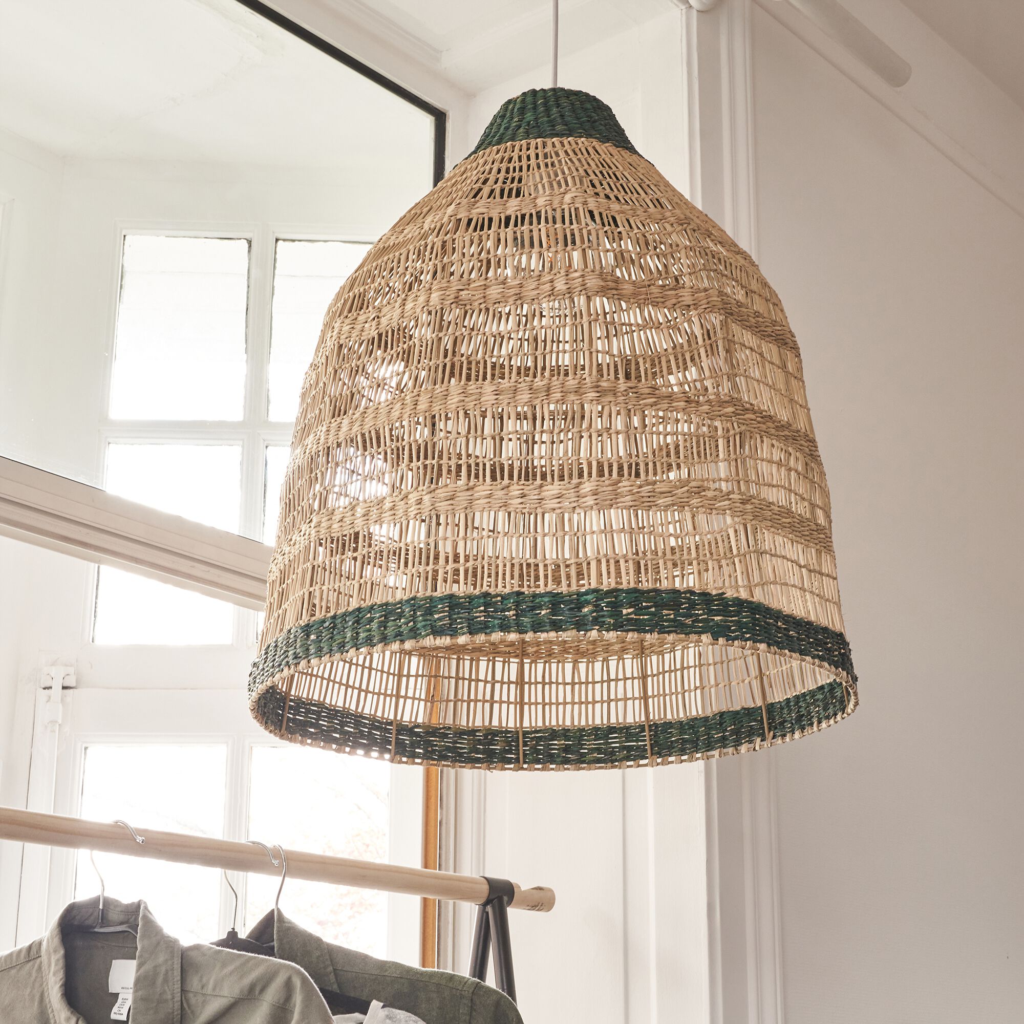 LALY - Suspension non électrifiée en jonc de mer D50cm - naturel