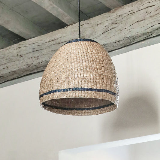 LINOA - Suspension non électrifiée en jonc de mer D40cm - naturel