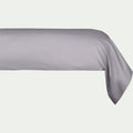 CALANQUES - Taie de traversin en coton - gris restanque 43x190cm