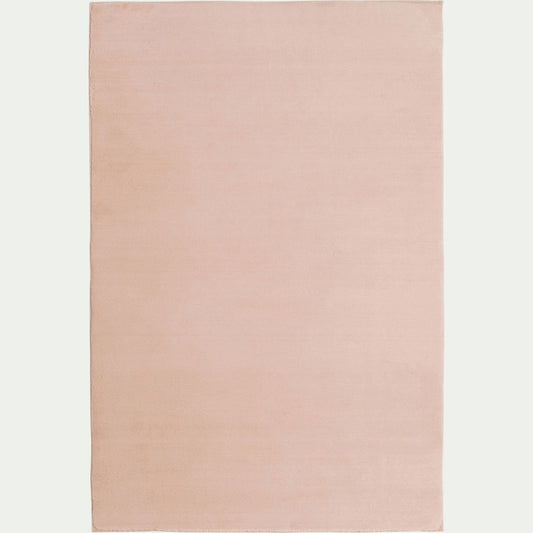 ROBIN - Tapis imitation fourrure - rose argile 150x200cm