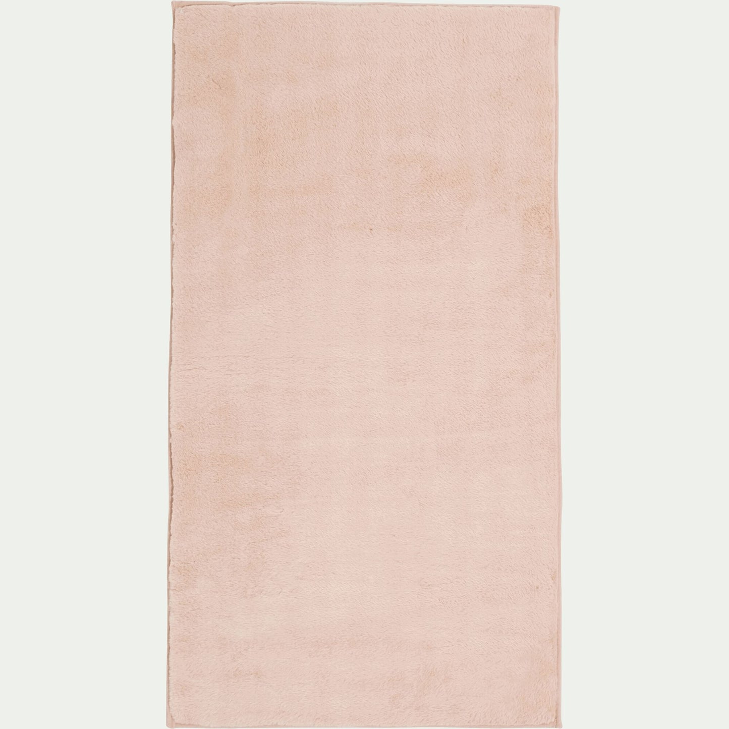ROBIN - Tapis imitation fourrure - rose argile 60x110cm
