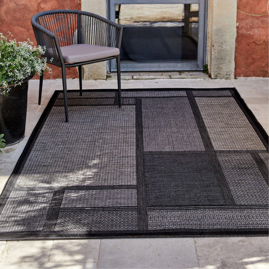 LIV - Tapis intérieur et extérieur - gris foncé 160x230cm