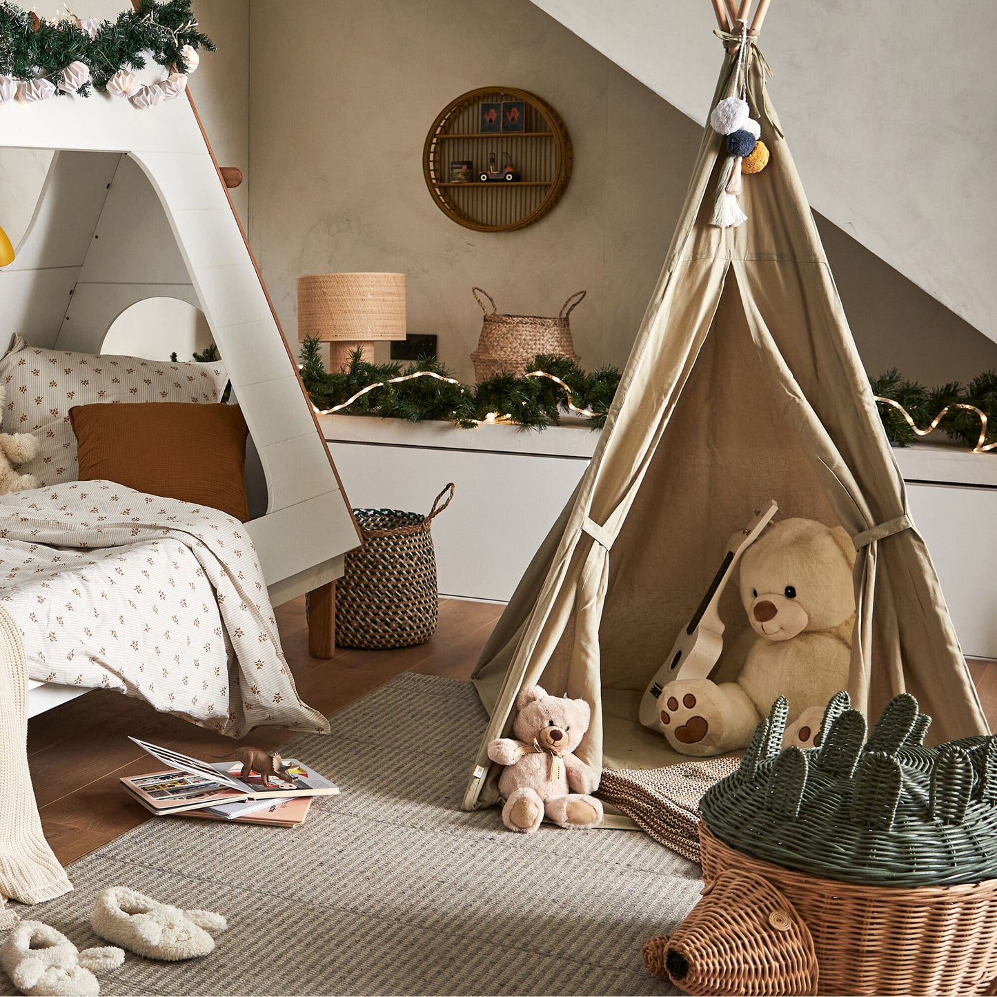 ROCHELLE - Tipi pour enfant - vert olivier